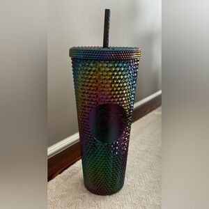 Starbucks Oil Slick Studded Rainbow Ombré Tumbler